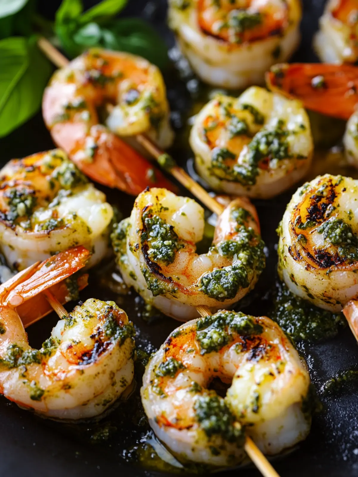 Elevate Summer Nights with Pesto Grilled Shrimp Bliss 4 Pesto Grilled Shrimp