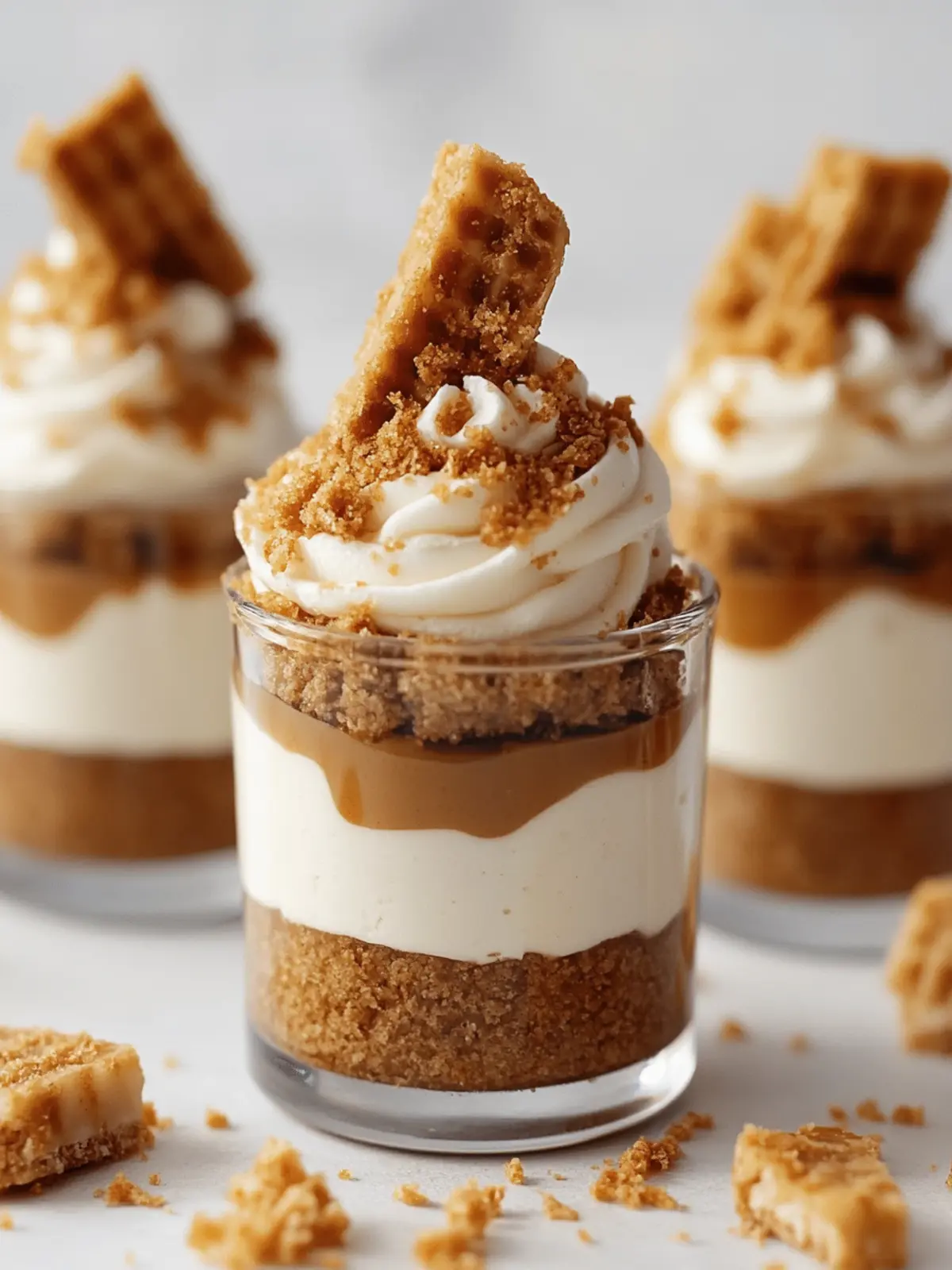 Creamy No-Bake Biscoff Cheesecake Cups You Can’t Resist 4 No-Bake Biscoff Cheesecake Cups