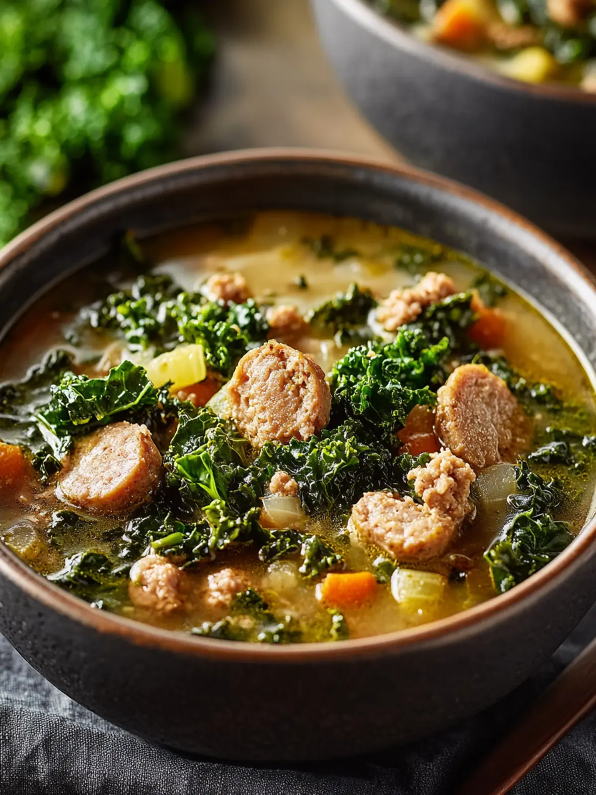 Savor the Comfort of Hearty Sausage Kale Soup at Home 3 Sausage Kale Soup