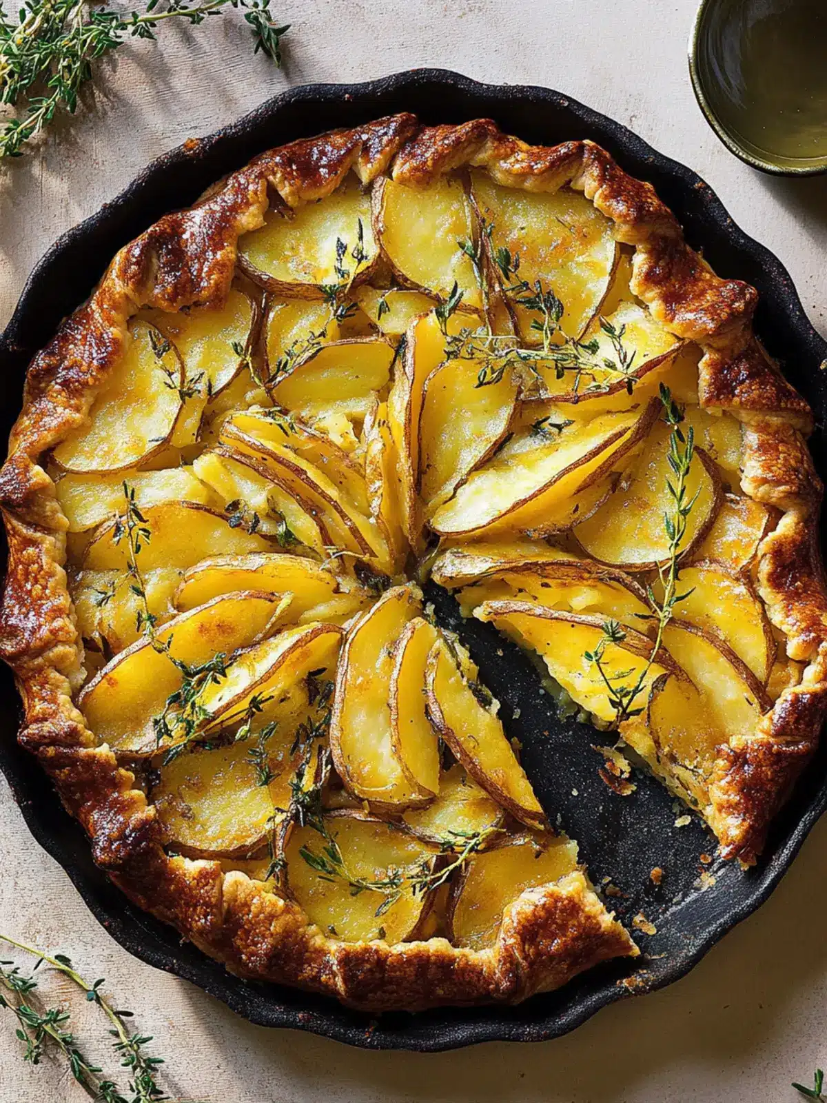 Irresistible Potato Galette: Crispy Layers of Comfort Bliss 3 Potato Galette