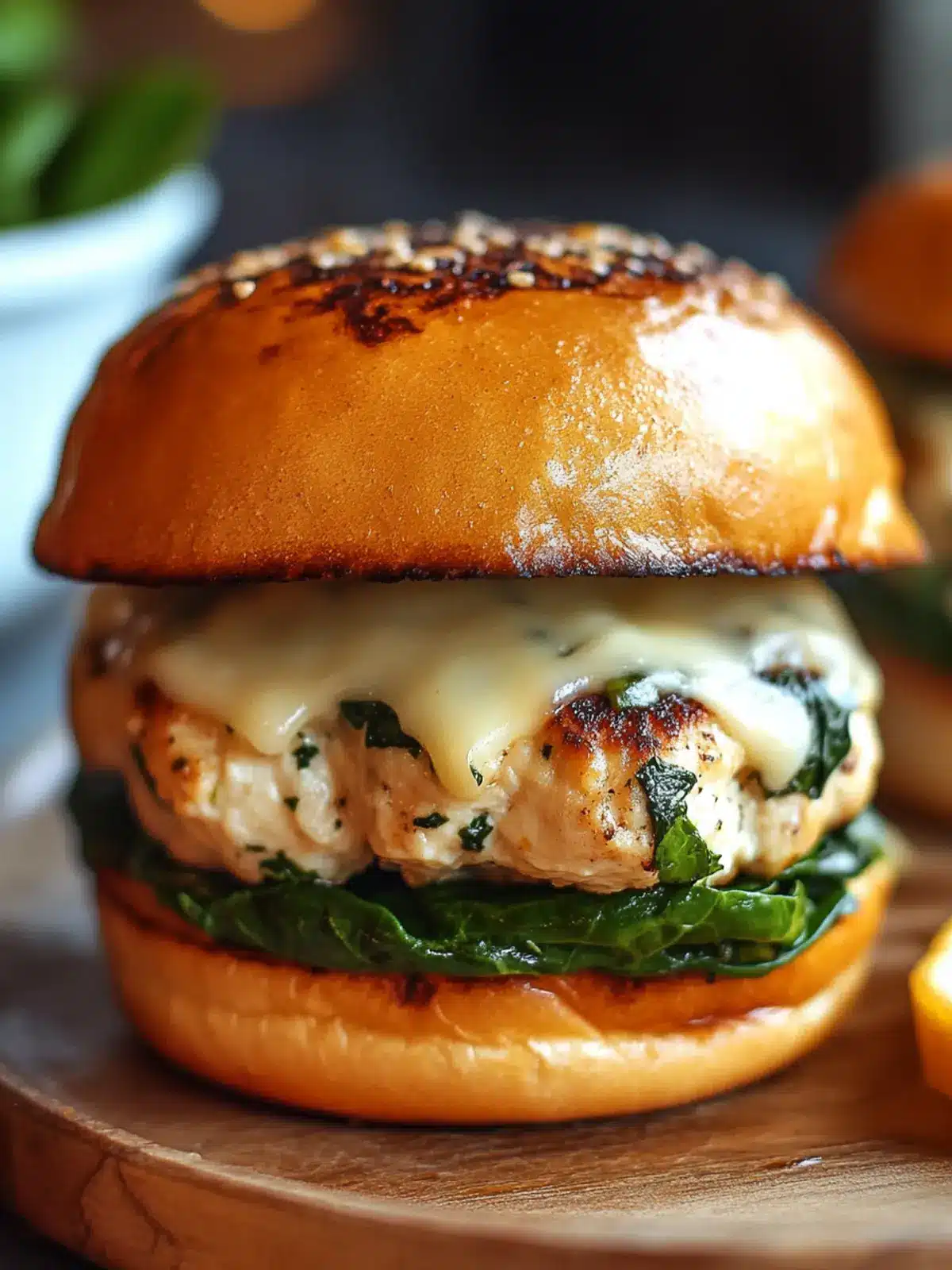 Delicious White Cheddar Spinach Chicken Burgers You’ll Love 5 White Cheddar Spinach Chicken Burgers