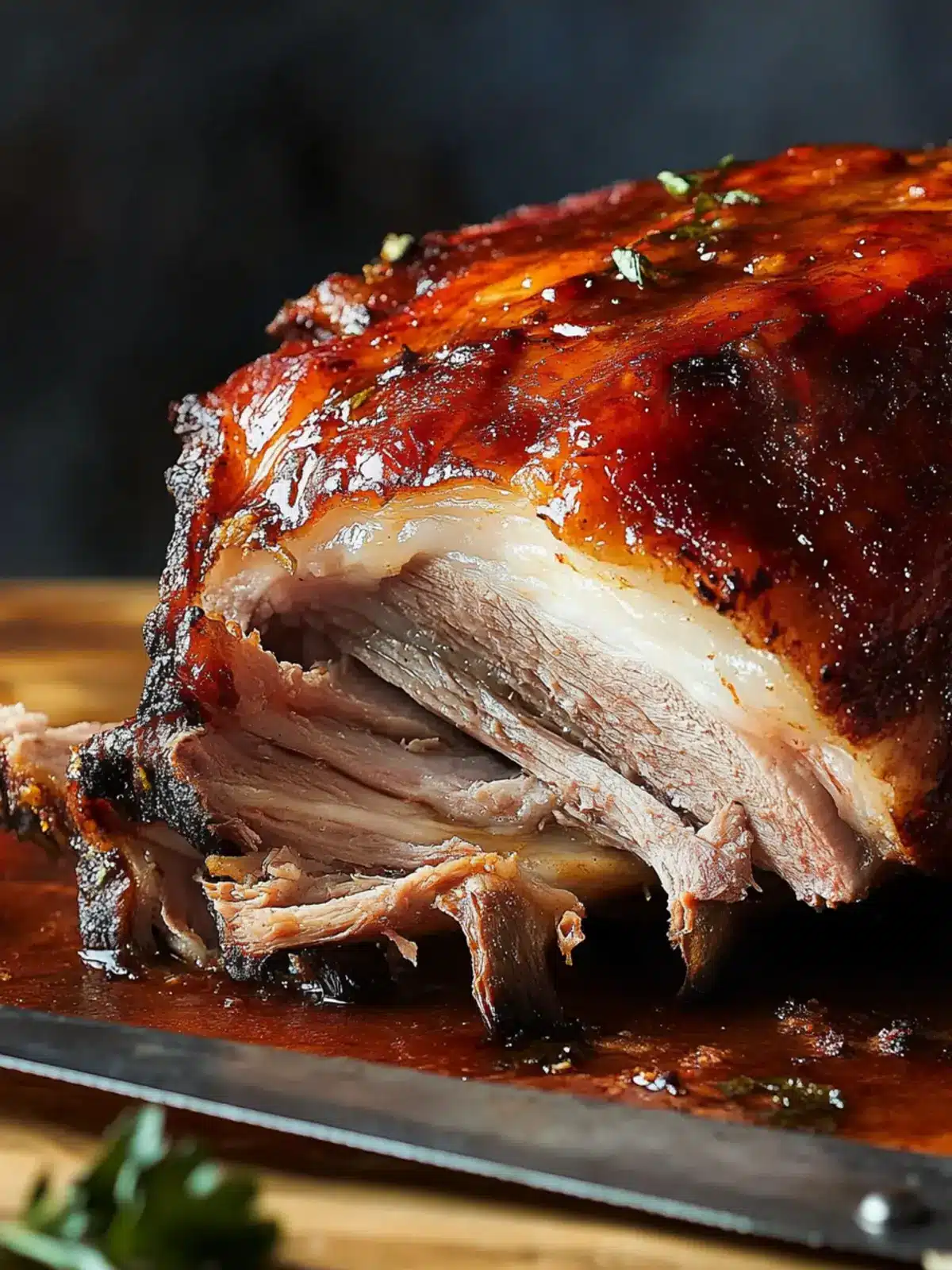 Delicious Puerto Rican Pernil with Perfectly Crispy Skin 2 Puerto Rican Pernil