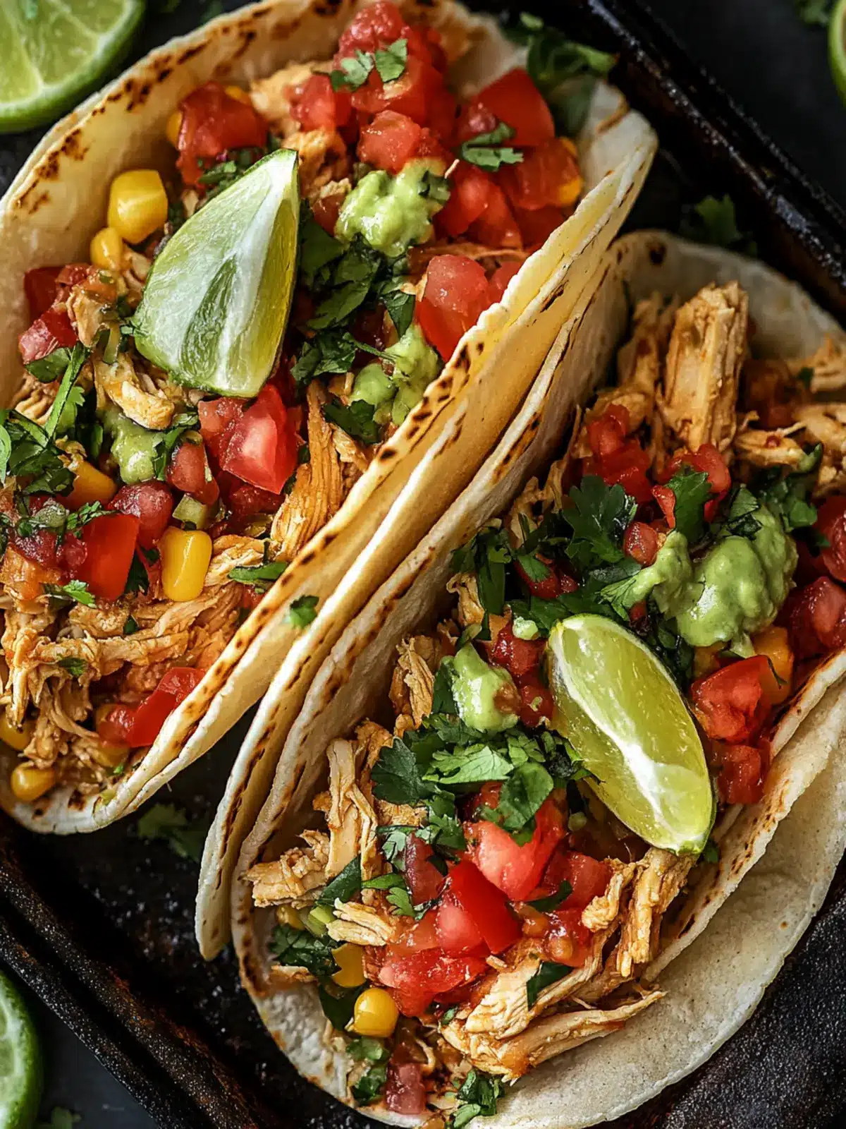 Savory Slow Cooker Chicken Tacos Made for Easy Weeknight Fun 2 Slow Cooker Chicken Tacos