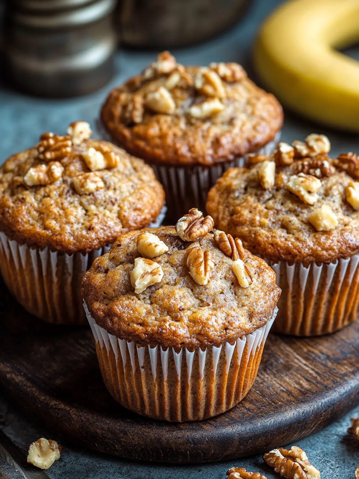 Banana Nut Muffins to Brighten Your Mornings with Flavor 2 Banana Nut Muffins