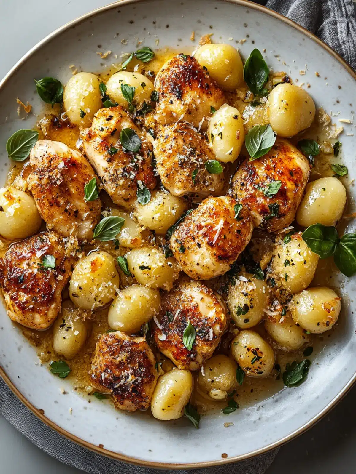 Crispy Garlic Chicken & Tender Gnocchi in 40 Minutes! 3 Crispy Garlic Chicken & Tender Gnocchi