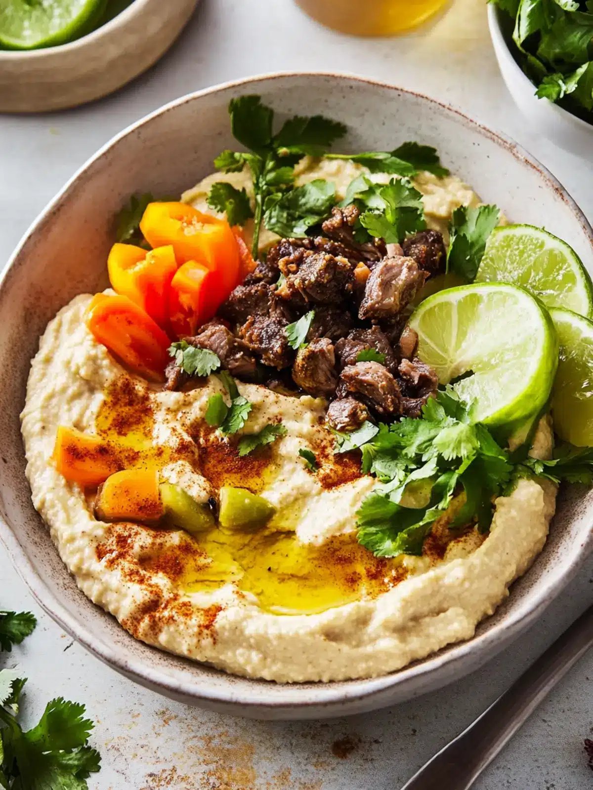 Hummus Bowl With Spiced Lamb: A Flavorful Weeknight Delight 2 Hummus Bowl With Spiced Lamb