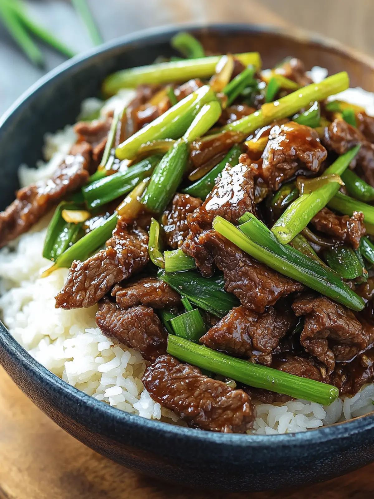 Savory Scallion Beef Stir Fry Ready in 30 Minutes 3 Scallion Beef Stir Fry