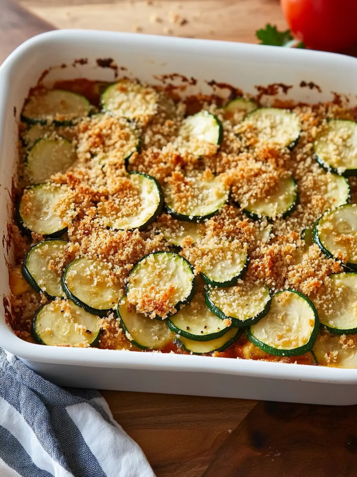 Zucchini Casserole with Garlicky Breadcrumbs for Cozy Nights 3 Zucchini Casserole With Garlicky Breadcrumbs
