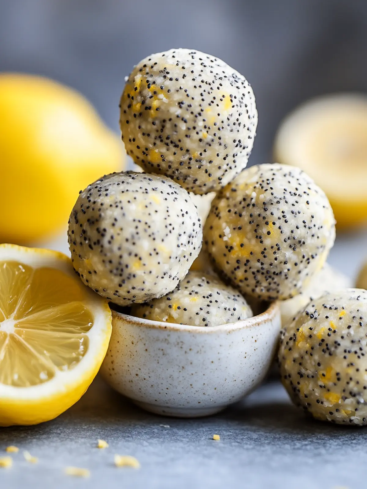 Revitalize Your Day with Lemon Poppy Seed Energy Bites 4 Lemon Poppy Seed Energy Bites