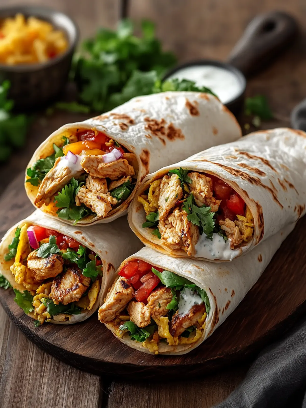 Savory Chicken Shawarma Wraps Ready in Just 45 Minutes 4 Chicken Shawarma Wraps