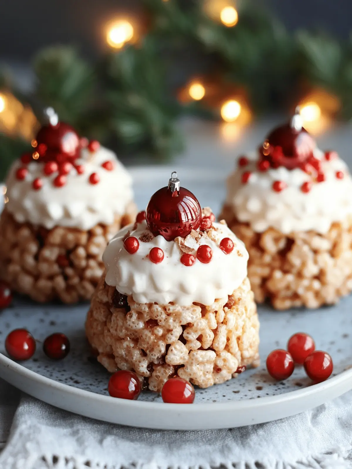 No-Bake Rice Krispie Christmas Puddings That Wow Your Guests 4 No-Bake Rice Krispie Christmas Puddings