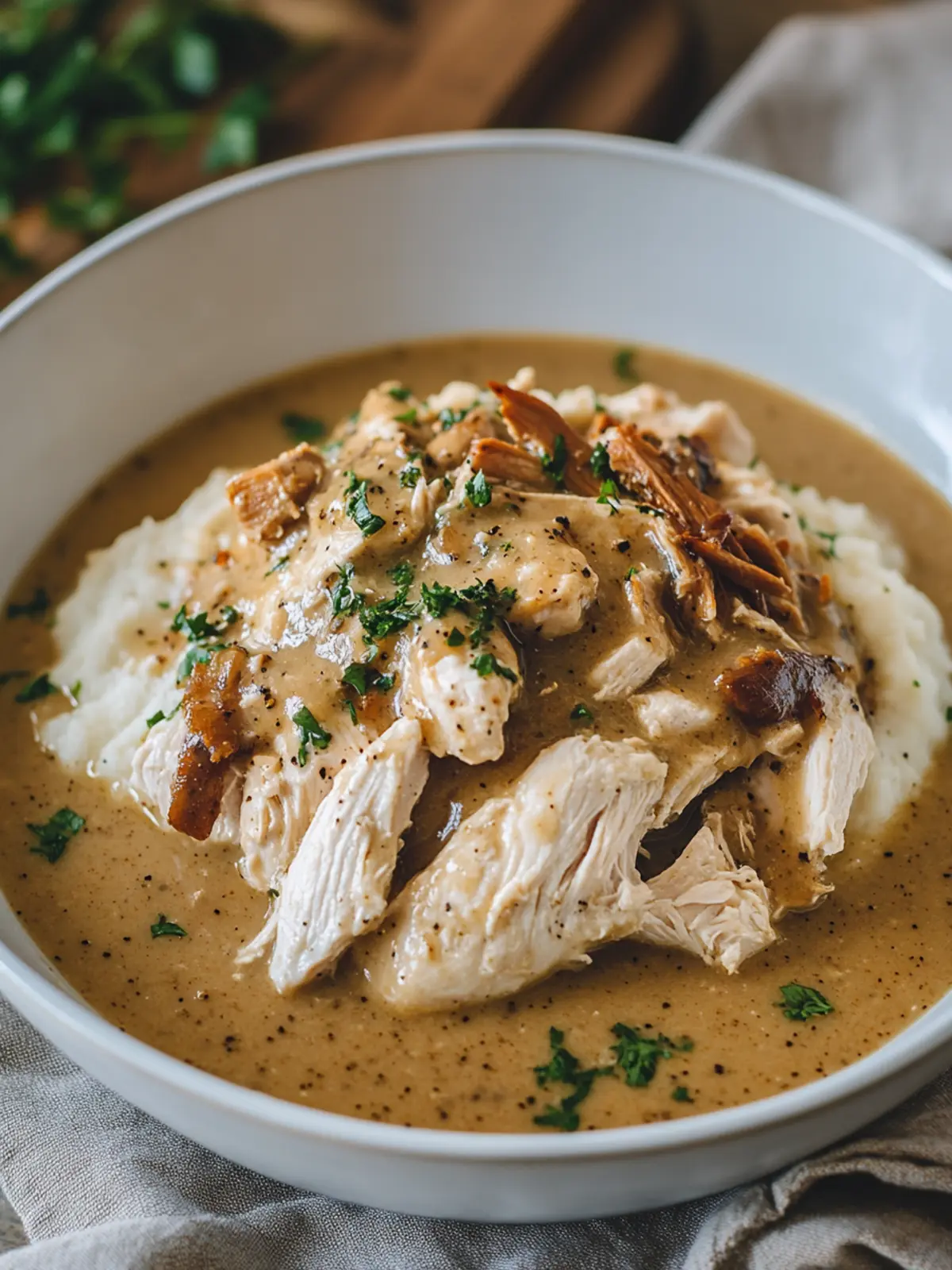 Savory Crockpot Chicken and Gravy for Effortless Comfort Dining 5 Crockpot Chicken and Gravy