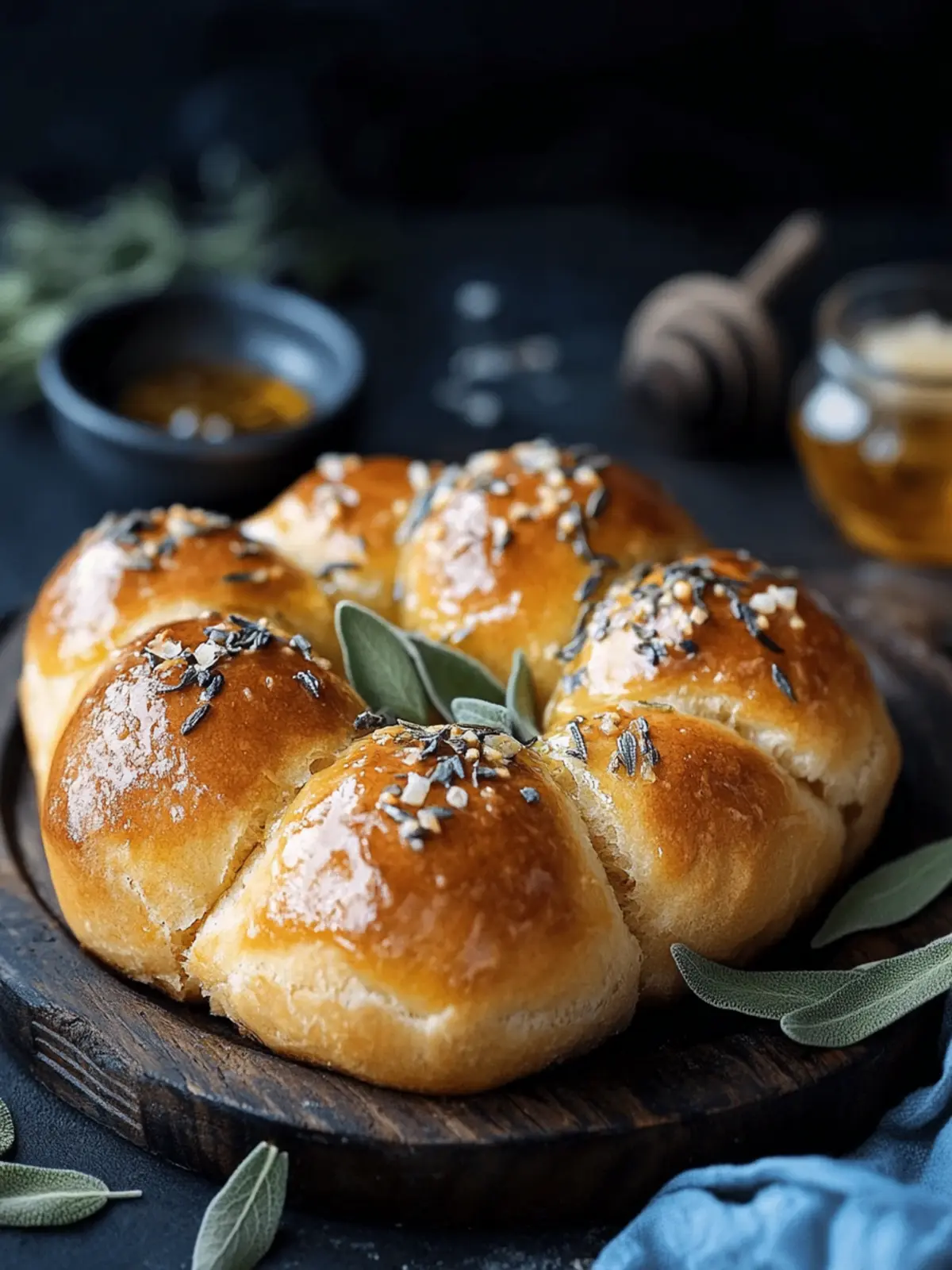 Devour These Salted Sage Honey Butter Brioche Rolls Today 5 Salted Sage Honey Butter Brioche Rolls