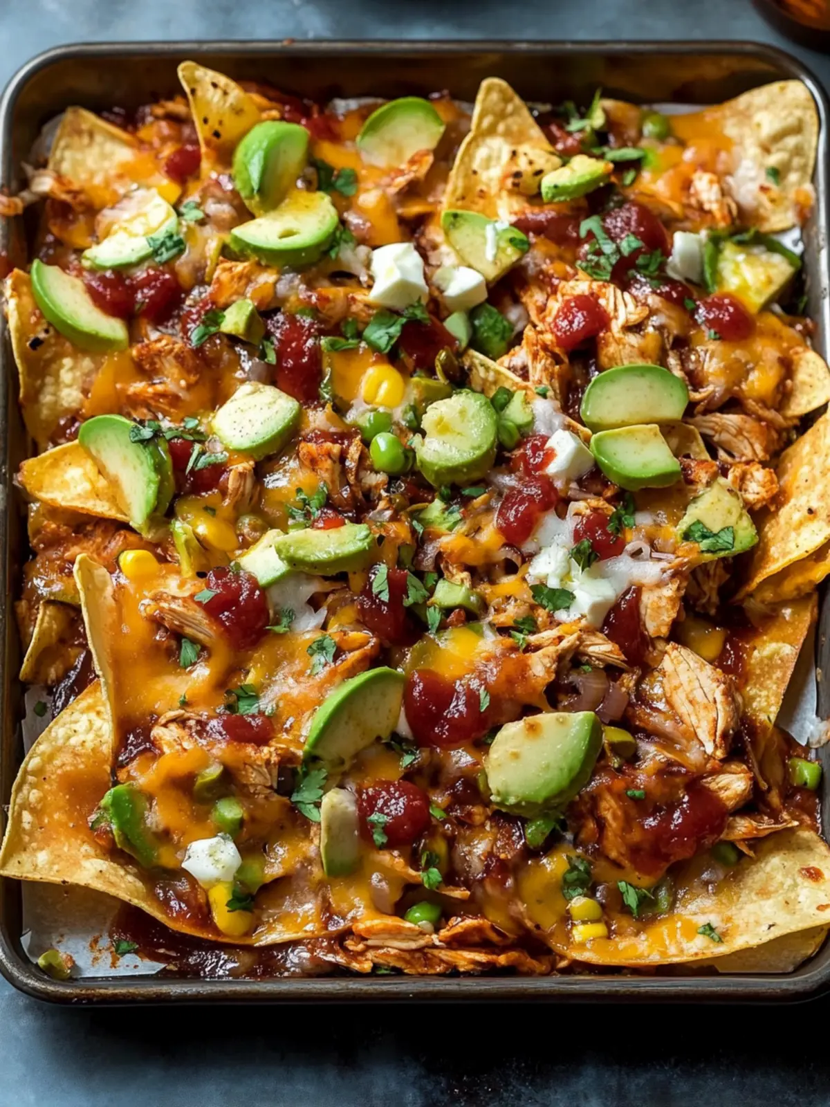 Irresistible BBQ Chicken Nachos Ready in 30 Minutes! 3 BBQ Chicken Nachos