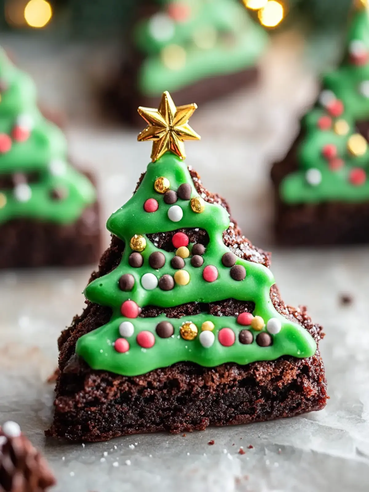 Delicious Christmas Tree Brownies for a Festive Treat 3 Christmas Tree Brownies