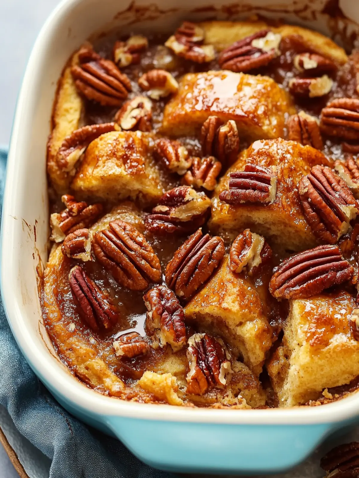 Sweet & Simple Pecan Pie French Toast Casserole Delight 5 Pecan Pie French Toast Casserole