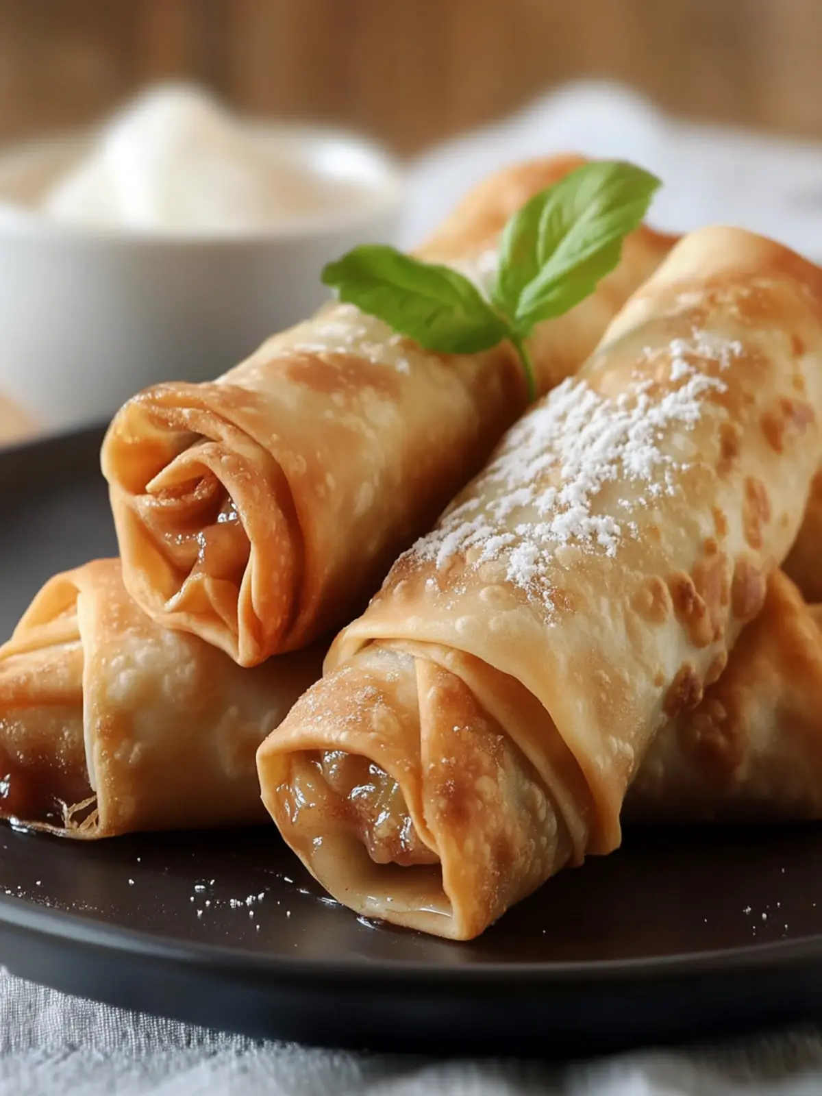Apple Pie Egg Rolls: A Fun Twist on a Classic Dessert 2 Apple Pie Egg Rolls