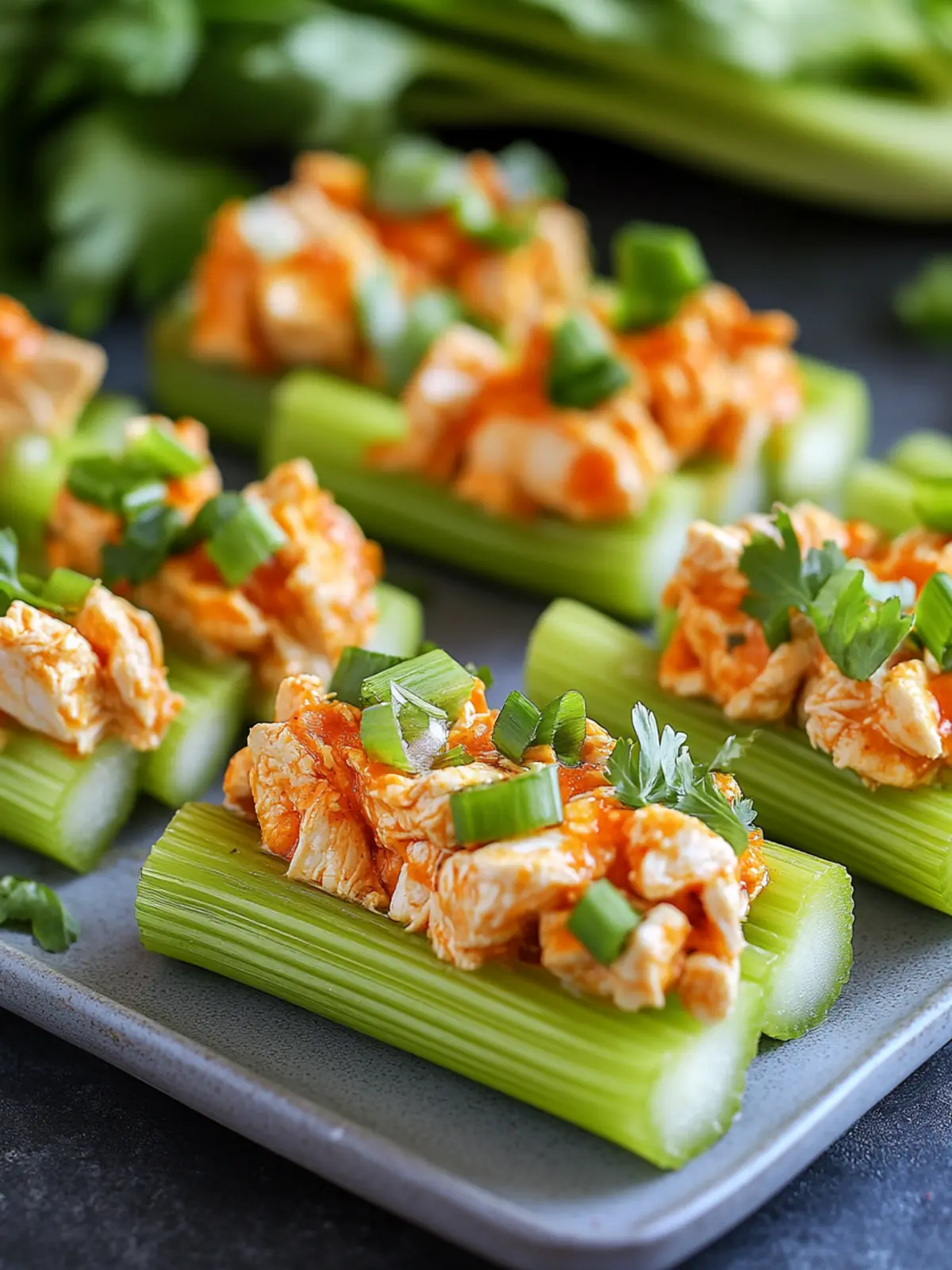 Buffalo Chicken Celery Bites: Your New Favorite Guilt-Free Snack 3 Buffalo Chicken Celery Bites