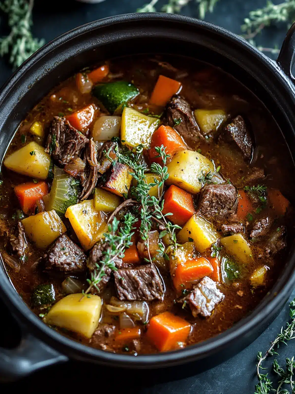 Warm Up with Hearty Braised Vegetable Beef Soup Tonight 5 Braised Vegetable Beef Soup