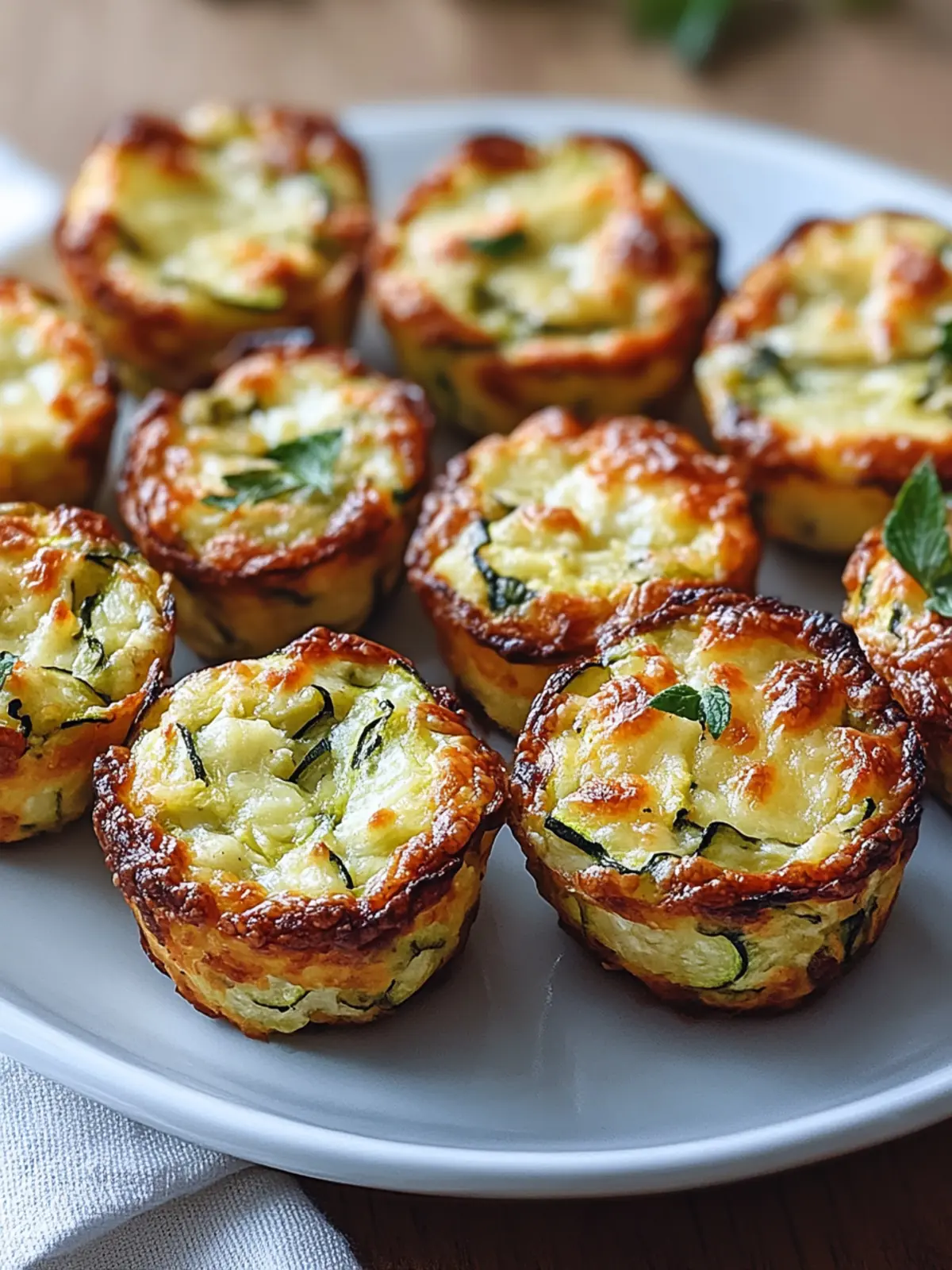 Baked Zucchini Cheese Bites: A Cheesy Snack You’ll Love 2 Baked Zucchini Cheese Bites