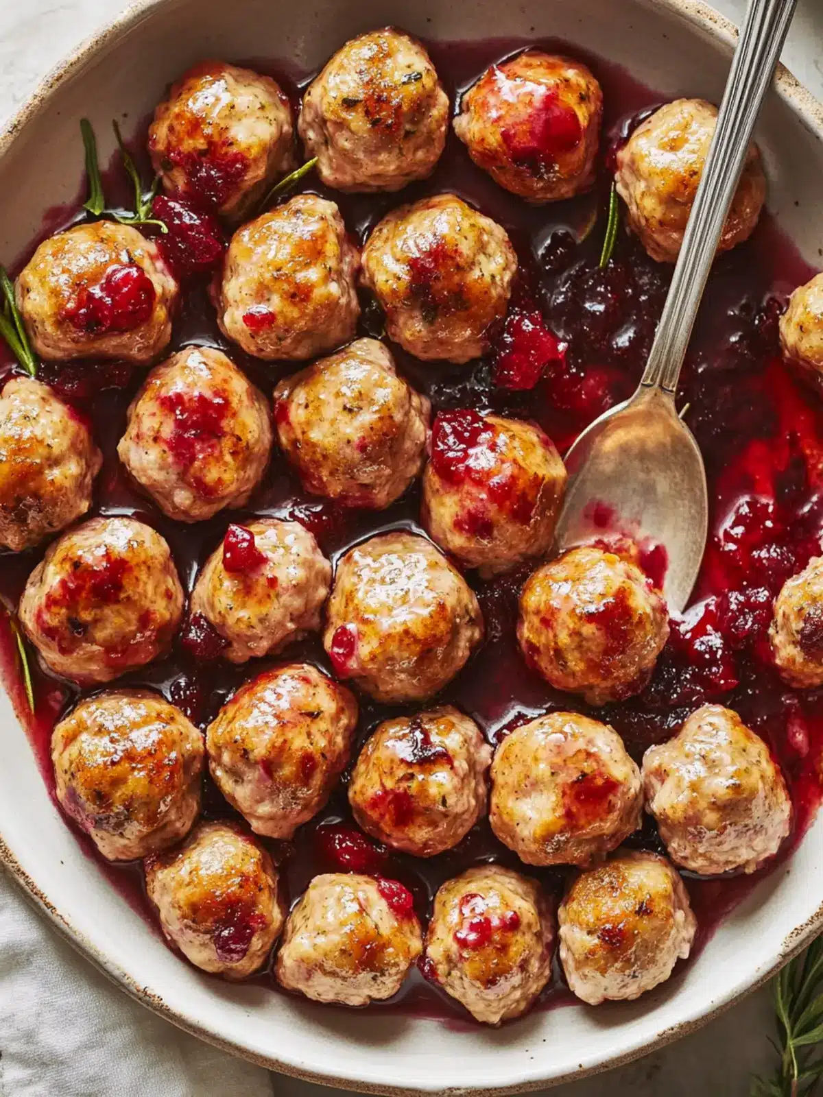 Cranberry-Glazed Turkey Meatballs for a Cozy Family Feast 3 Cranberry-Glazed Turkey Meatballs