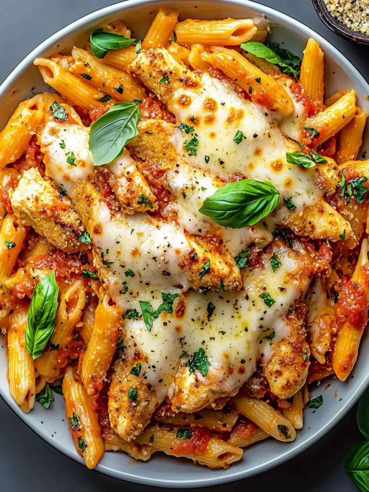 Irresistible Chicken Parm Pasta: Comfort Food Reinvented 4 Chicken Parm Pasta