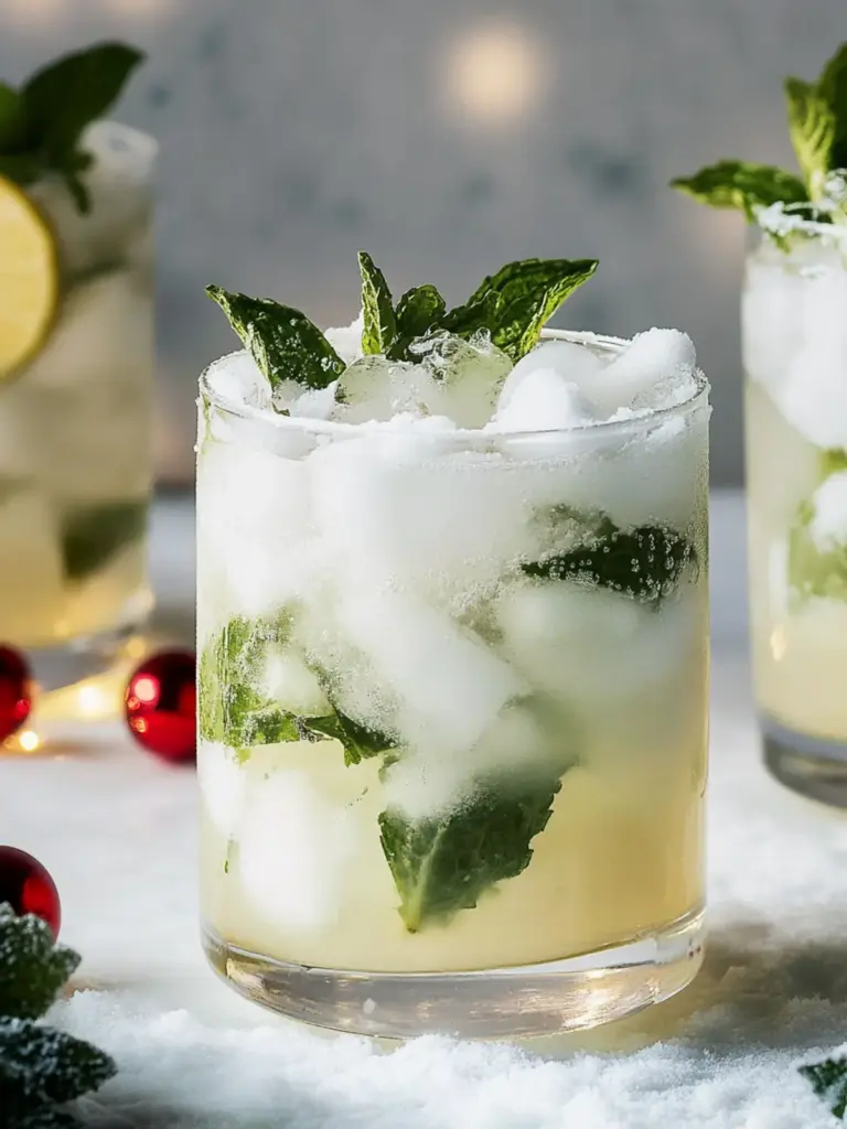 White Christmas Mojito