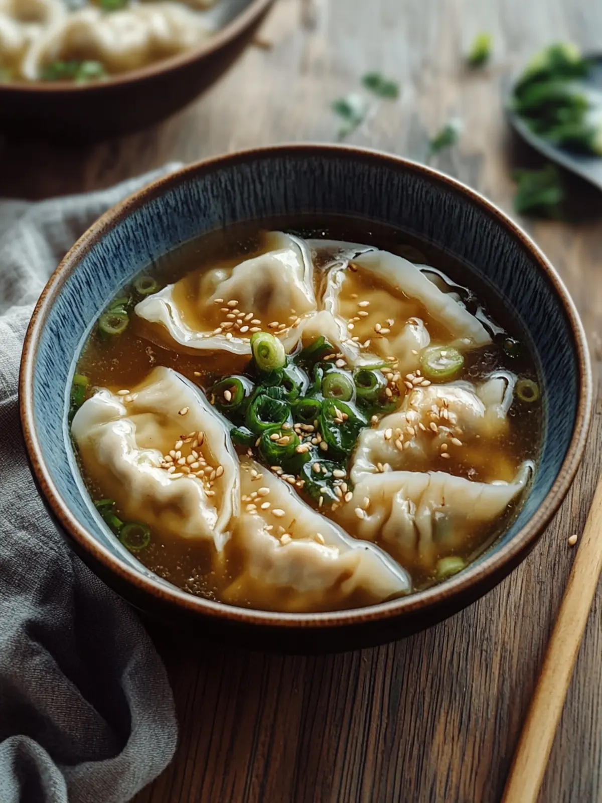 Savor Gyoza Soup for a Cozy Night In That Delights! 4 Gyoza Soup