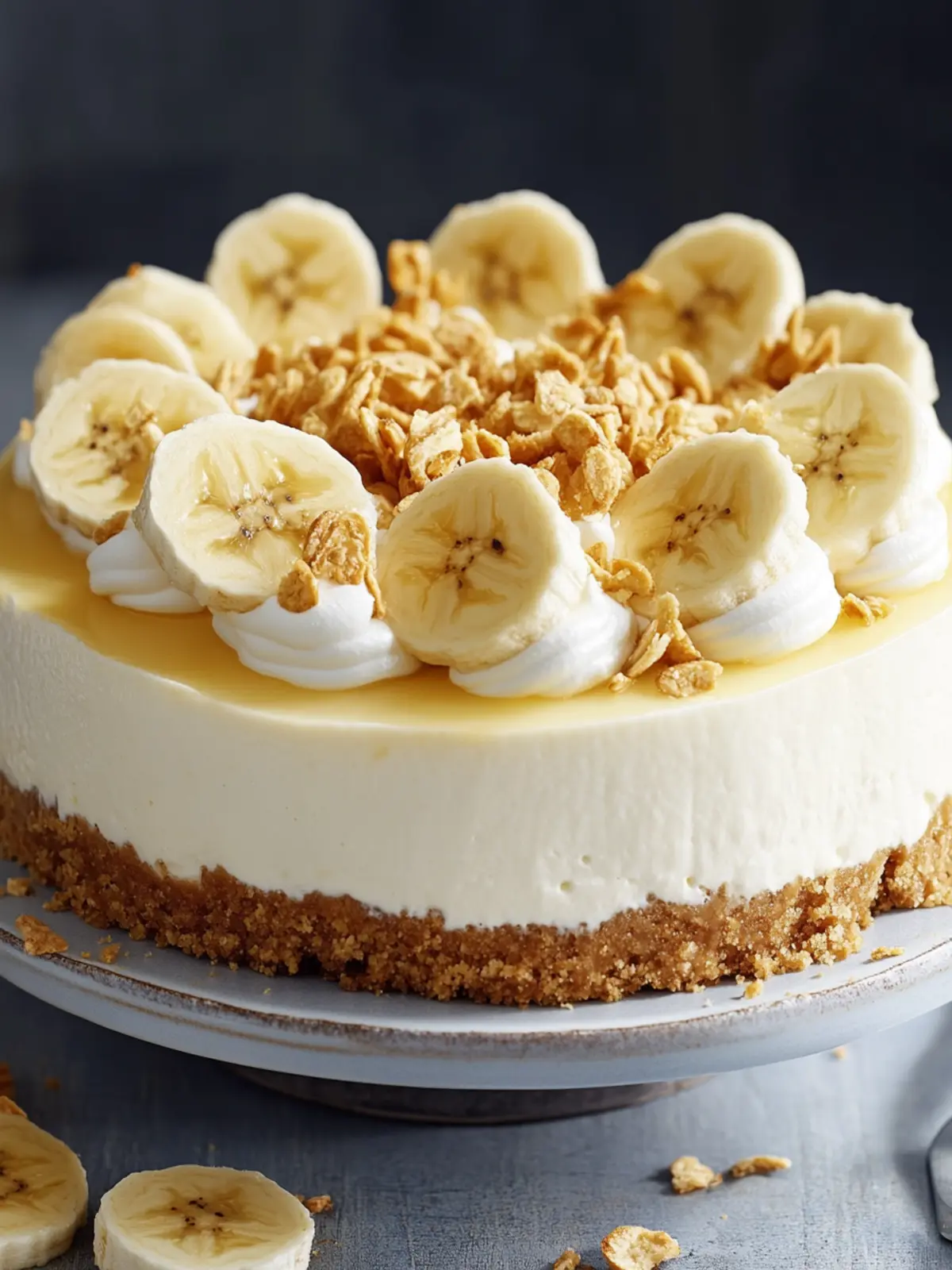 Deliciously Easy No-Bake Banana Pudding Cheesecake Recipe 5 No-Bake Banana Pudding Cheesecake