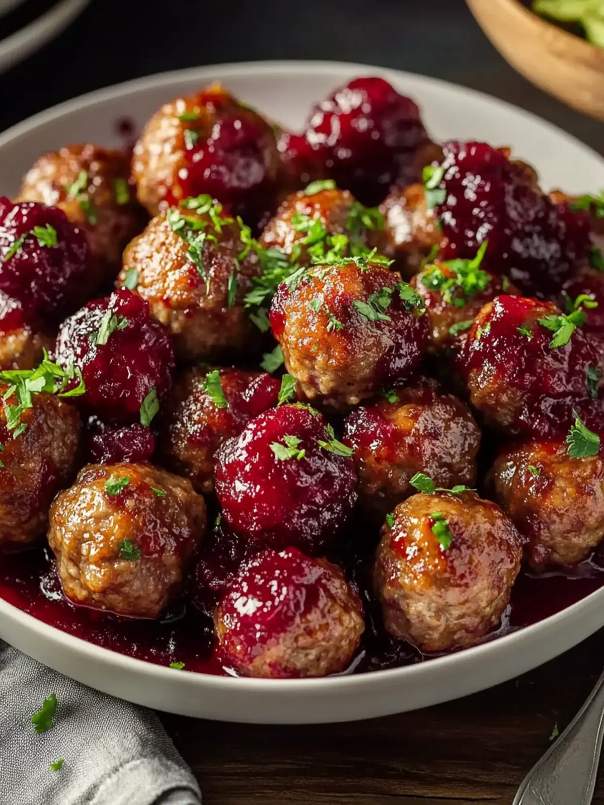 Cranberry Meatballs: A Flavorful Holiday Hit in 35 Minutes 2 Cranberry Meatballs