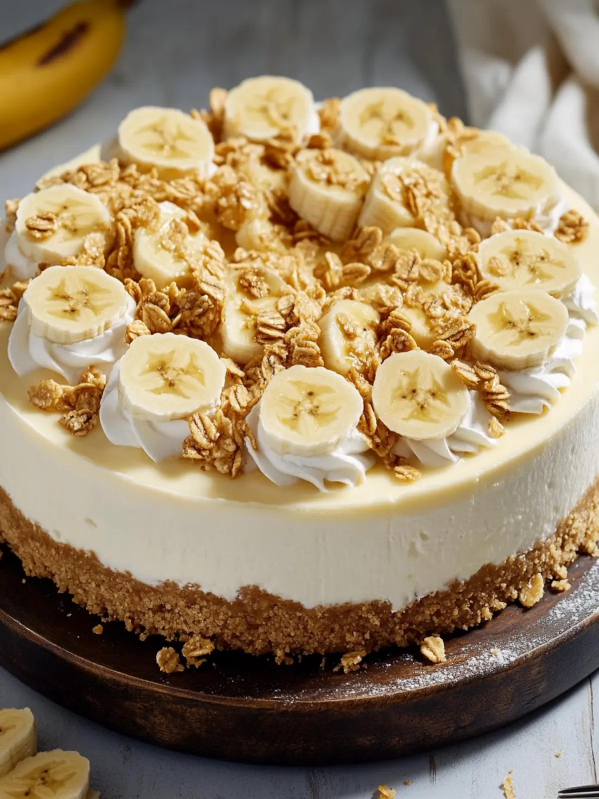 Deliciously Easy No-Bake Banana Pudding Cheesecake Recipe 2 No-Bake Banana Pudding Cheesecake