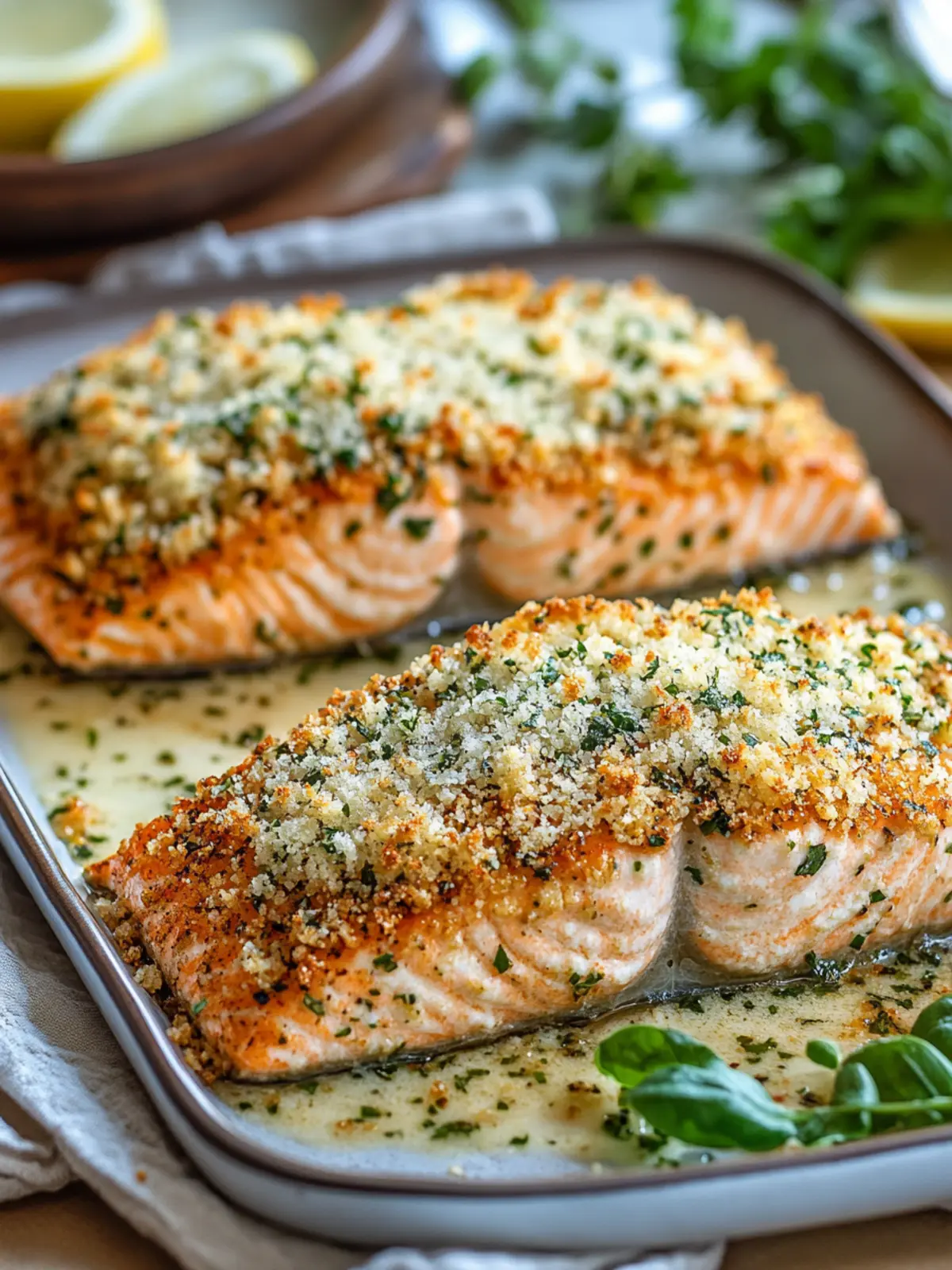 Garlic Parmesan Crusted Salmon That Will Wow Your Taste Buds 3 Garlic Parmesan Crusted Salmon