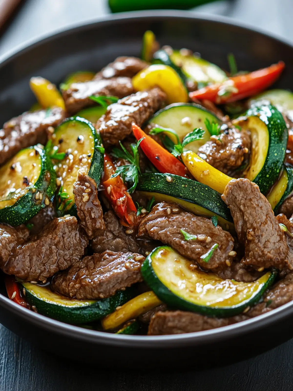 Beef & Zucchini Stir-Fry: A Quick, Healthy Dinner Delight 4 Beef & Zucchini Stir-Fry