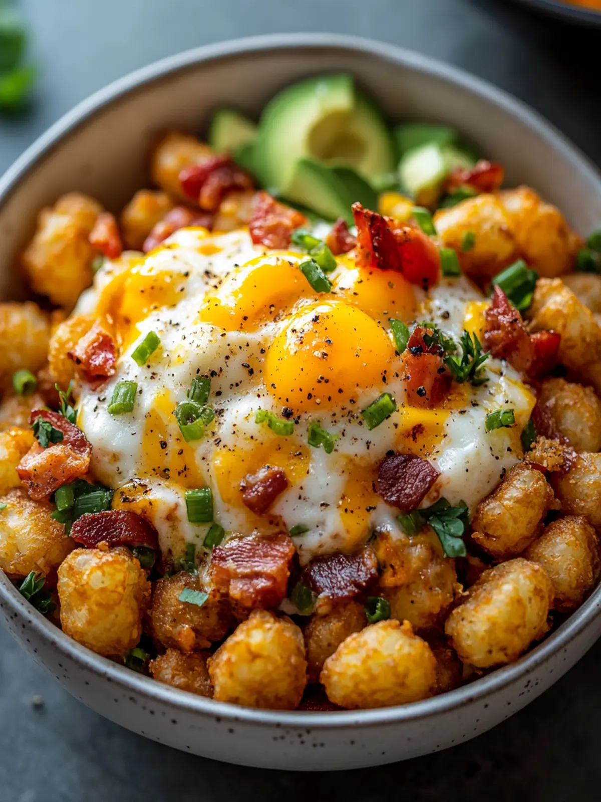 Create Your Ultimate Tater Tot Breakfast Bowl in 40 Minutes! 5 Ultimate Tater Tot Breakfast Bowl