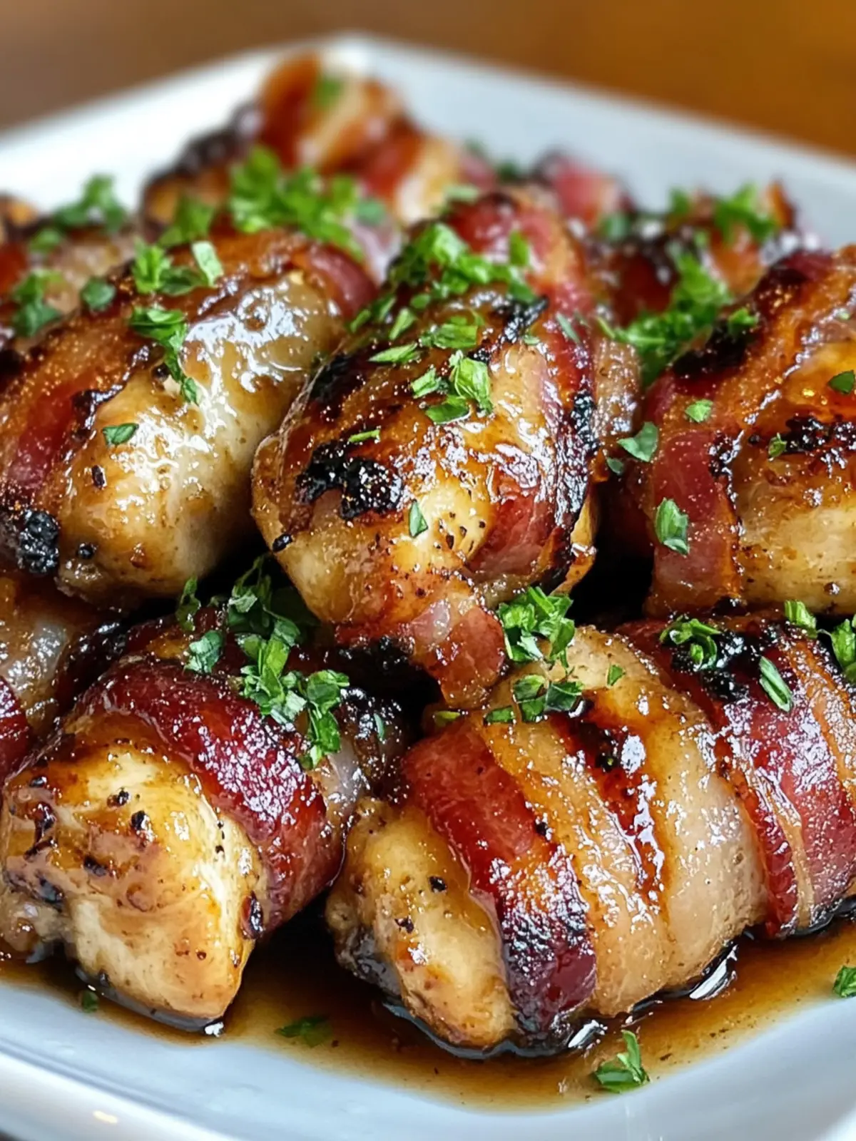 Savory Maple Glazed Bacon Chicken Bites You’ll Crave 4 Maple Glazed Bacon Chicken Bites