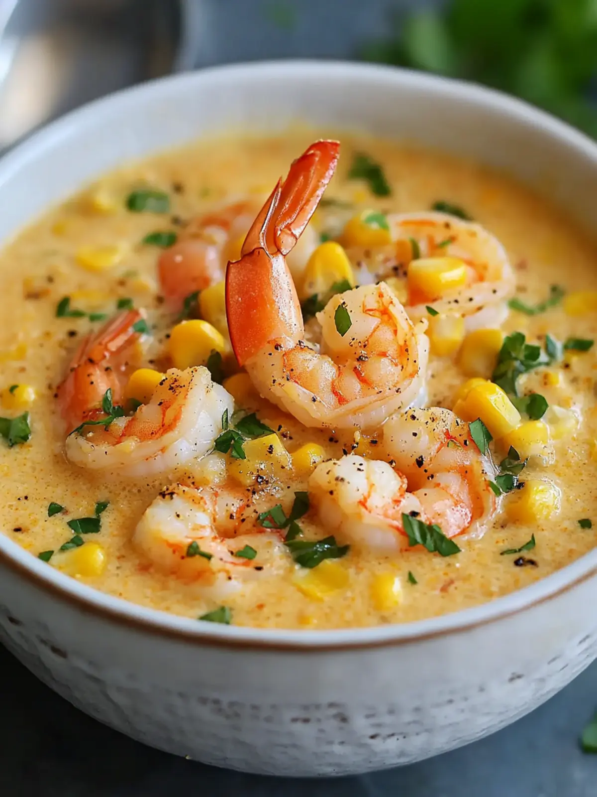 Delicious Shrimp and Corn Bisque: Warm Up with Cajun Comfort 2 Shrimp and Corn Bisque