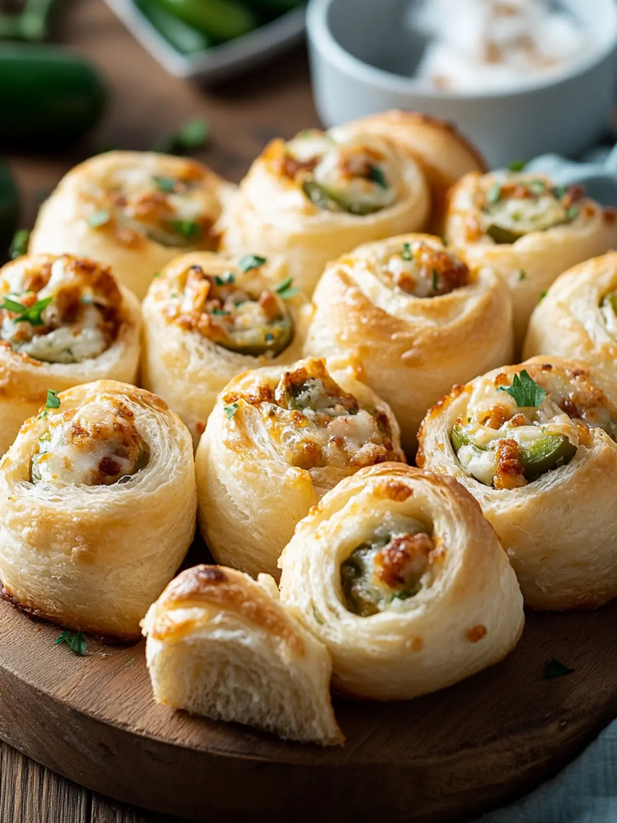 Savory Jalapeño Popper Rolls Easy Recipe for a Fun Snack! 2 Jalapeño Popper Rolls