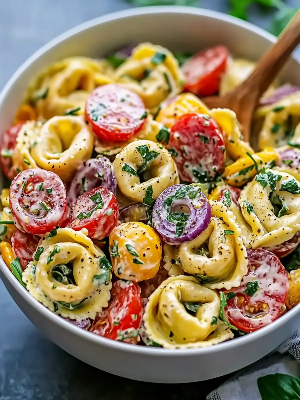 Deliciously Fresh Tortellini Pasta Salad for Summer Fun 4 Tortellini Pasta Salad