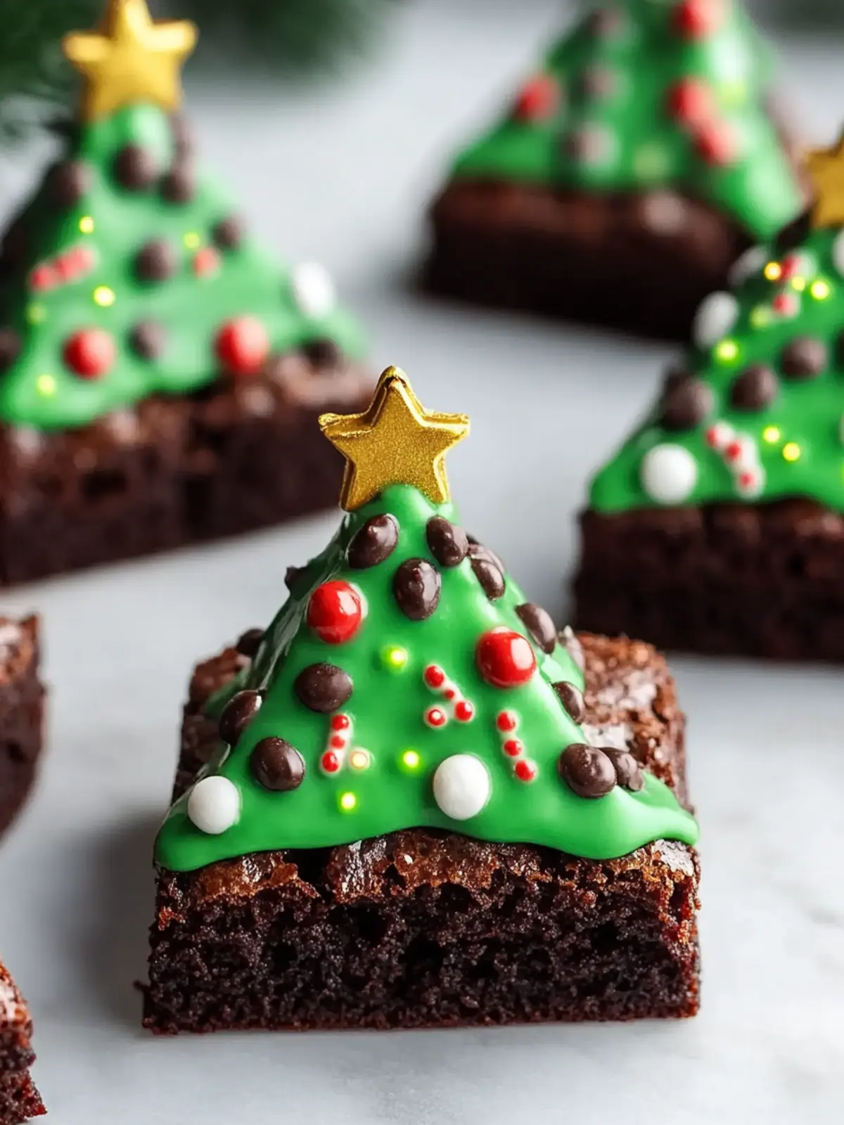 Delicious Christmas Tree Brownies for a Festive Treat 2 Christmas Tree Brownies