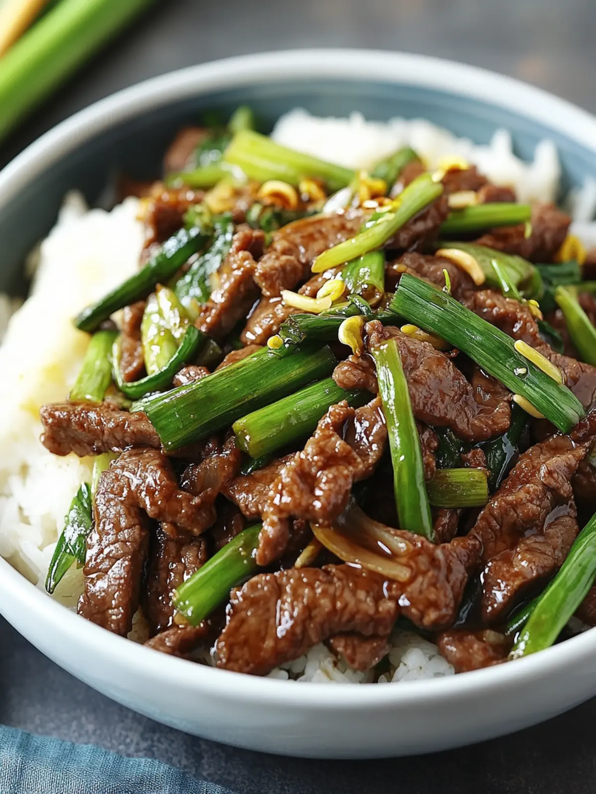 Savory Scallion Beef Stir Fry Ready in 30 Minutes 2 Scallion Beef Stir Fry