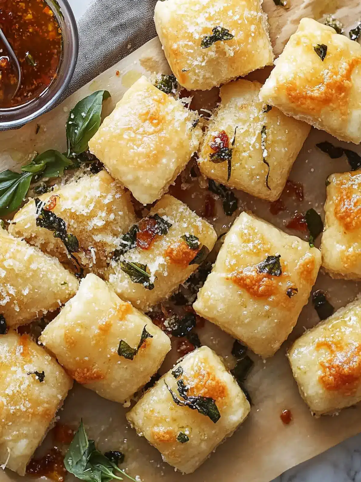 Irresistible Parmesan Bread Bites for Effortless Party Snacking 4 Parmesan Bread Bites