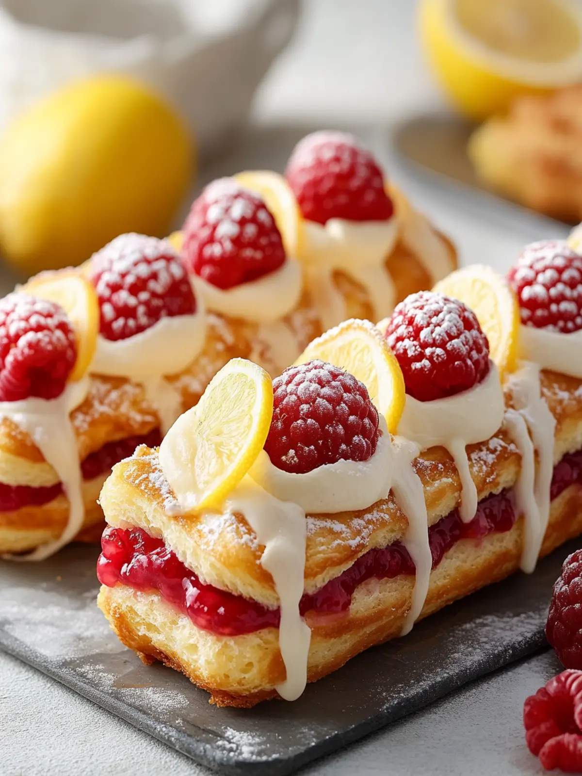 Zesty Lemon Raspberry Eclairs That Will Brighten Your Day 4 Lemon Raspberry Eclairs