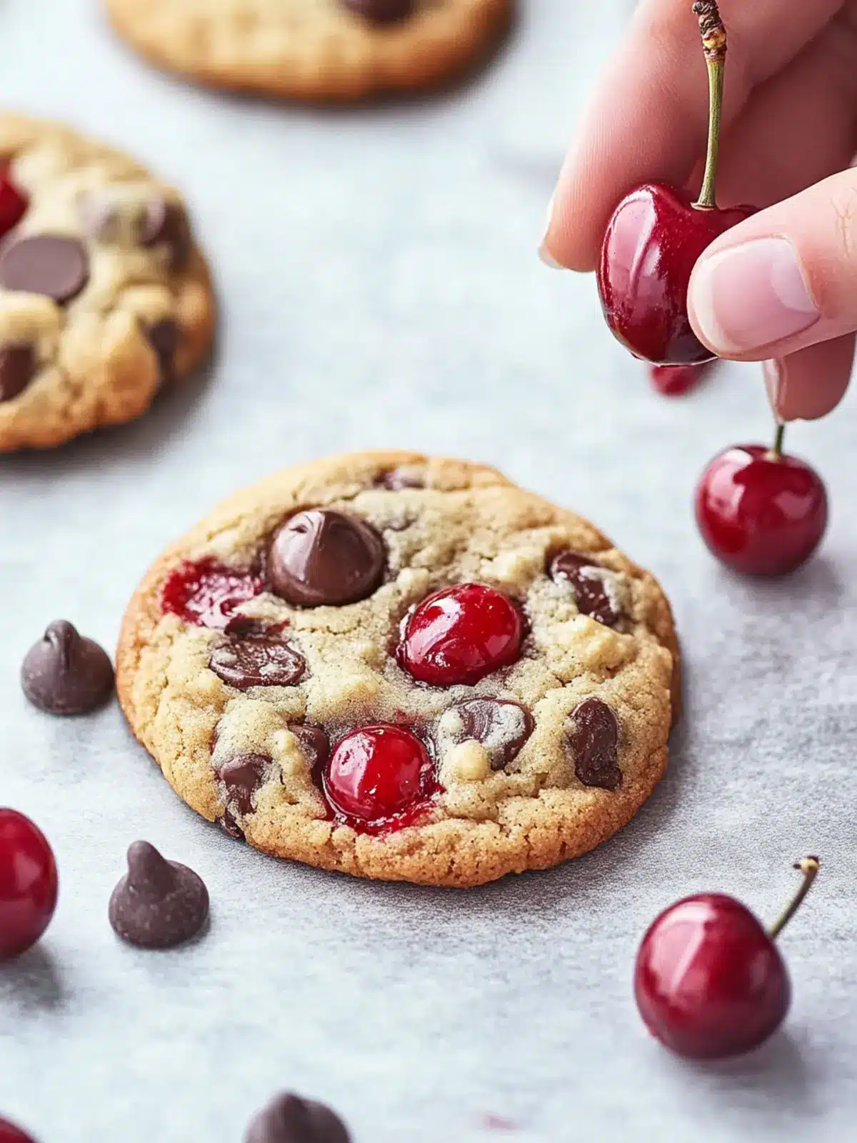 Cherry Chocolate Chip Cookies with a Fruity Twist Await You 5 Cherry Chocolate Chip Cookies