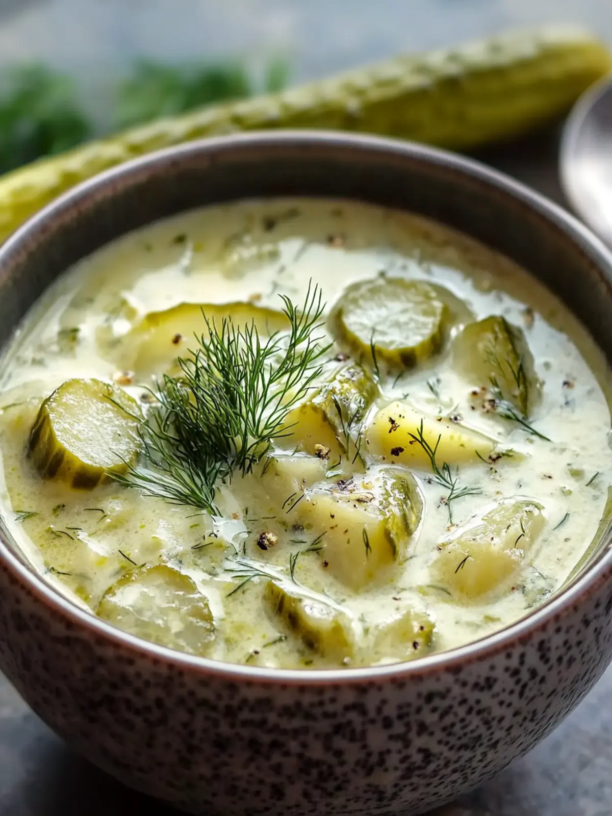 Creamy Dill Pickle Soup That'll Warm Your Heart and Taste Buds 2 Creamy Dill Pickle Soup