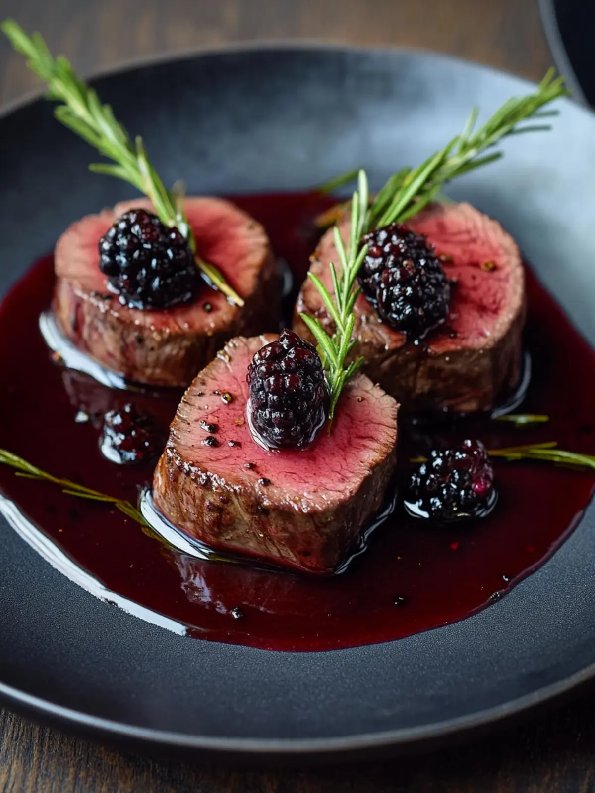 Savory Venison Tenderloin with Blackberry Reduction Bliss 4 Venison Tenderloin with Blackberry Reduction