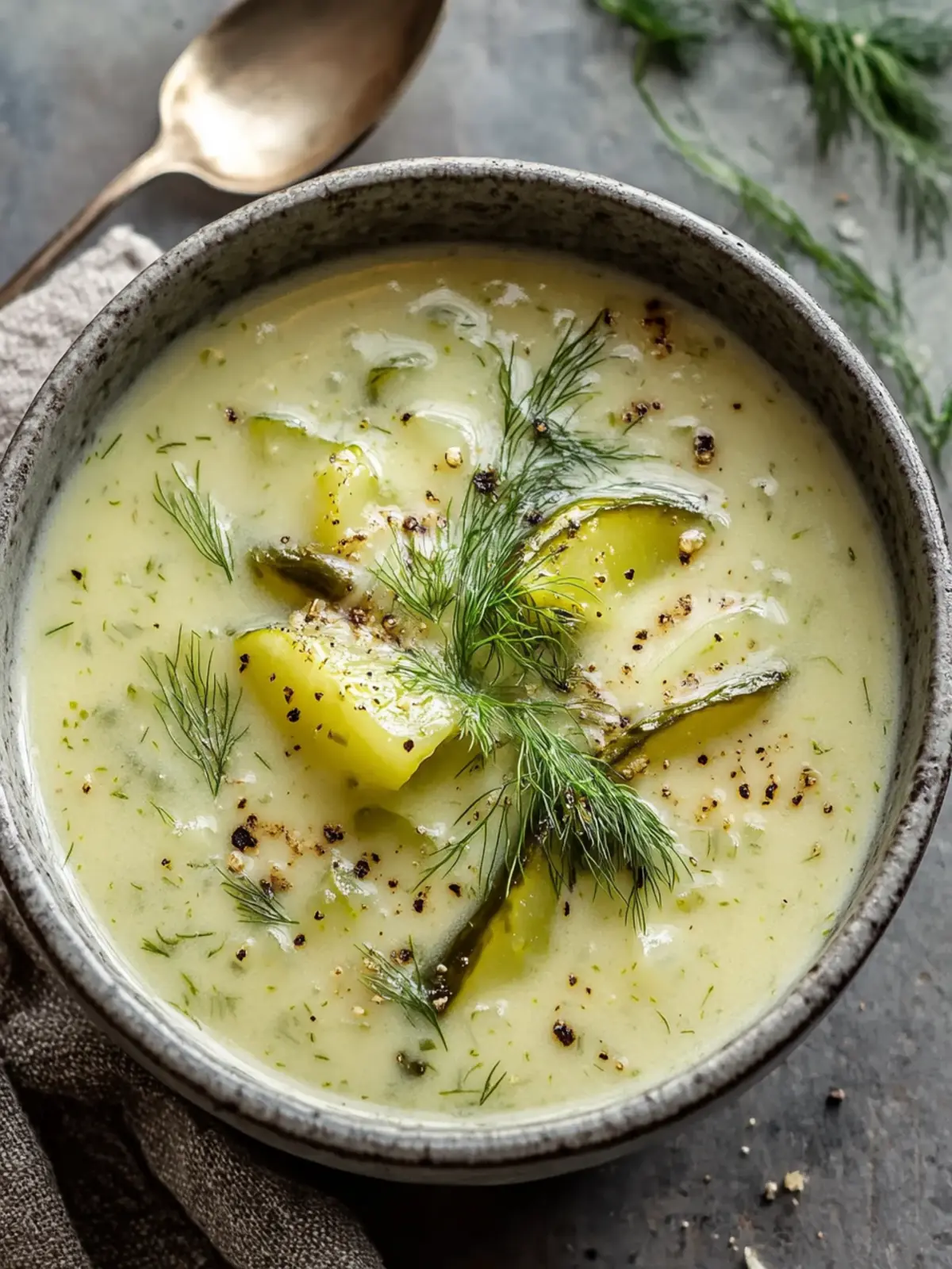 Creamy Dill Pickle Soup That'll Warm Your Heart and Taste Buds 4 Creamy Dill Pickle Soup