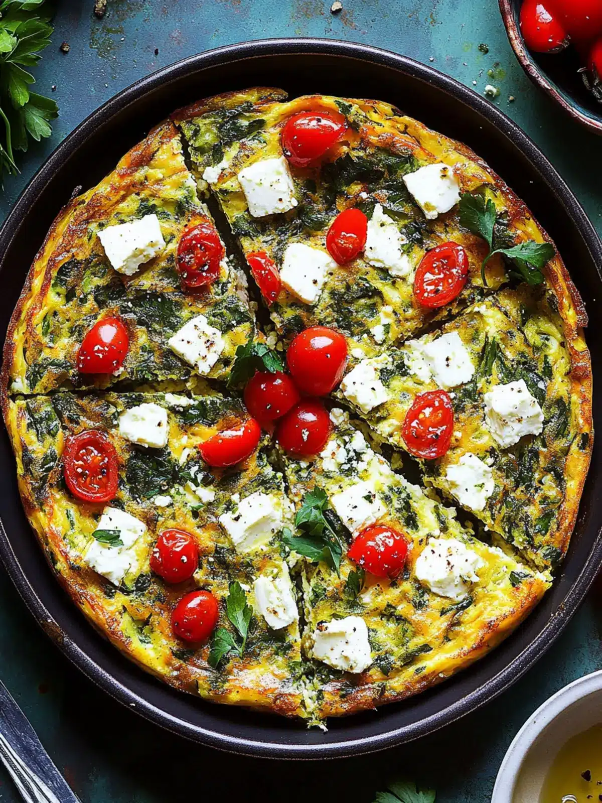Irresistible Baked Feta Frittata in 30 Minutes or Less 5 Baked Feta Frittata