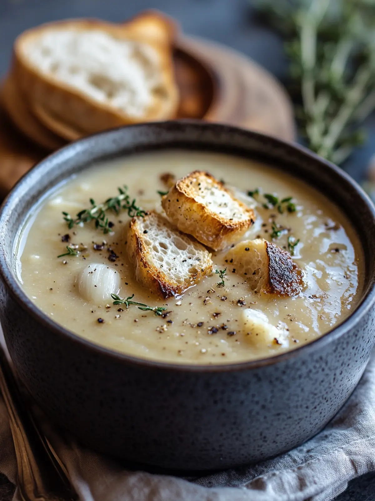 Delightful Country French Garlic Soup for Cozy Evenings 4 Country French Garlic Soup