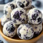 Delicious Blueberry Cheesecake Protein Bites for Quick Energy 4 Blueberry Cheesecake Protein Bites