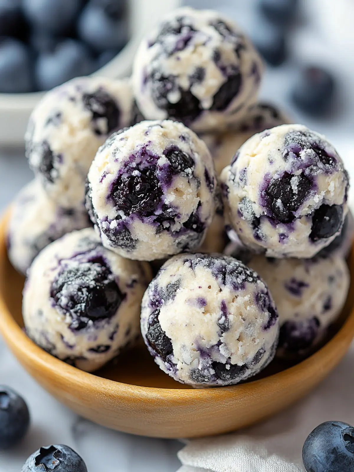 Delicious Blueberry Cheesecake Protein Bites for Quick Energy 5 Blueberry Cheesecake Protein Bites